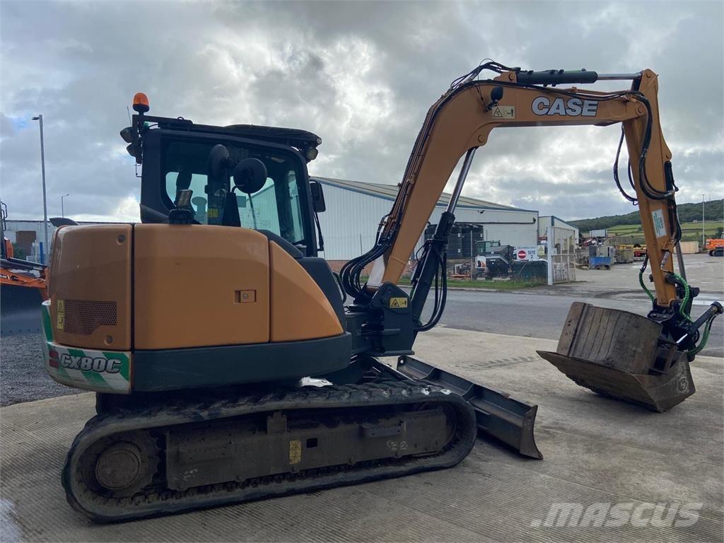 CASE Cx80c Crawler excavators