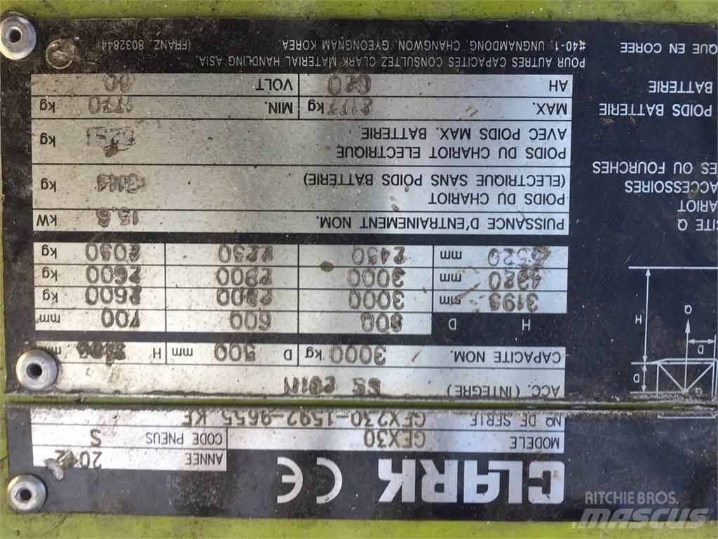 Clark GEX30 Forklift trucks - others