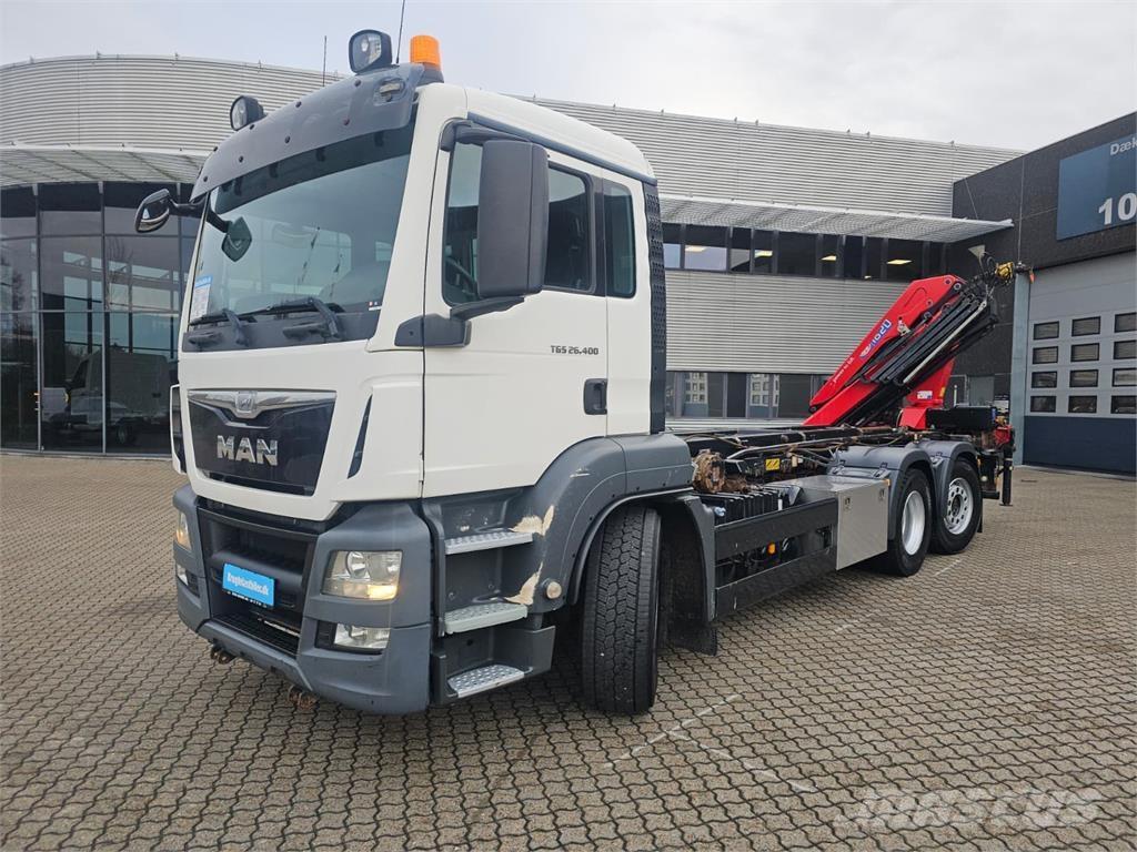 MAN TGS 26.400 6X2-4 Cable lift demountable trucks