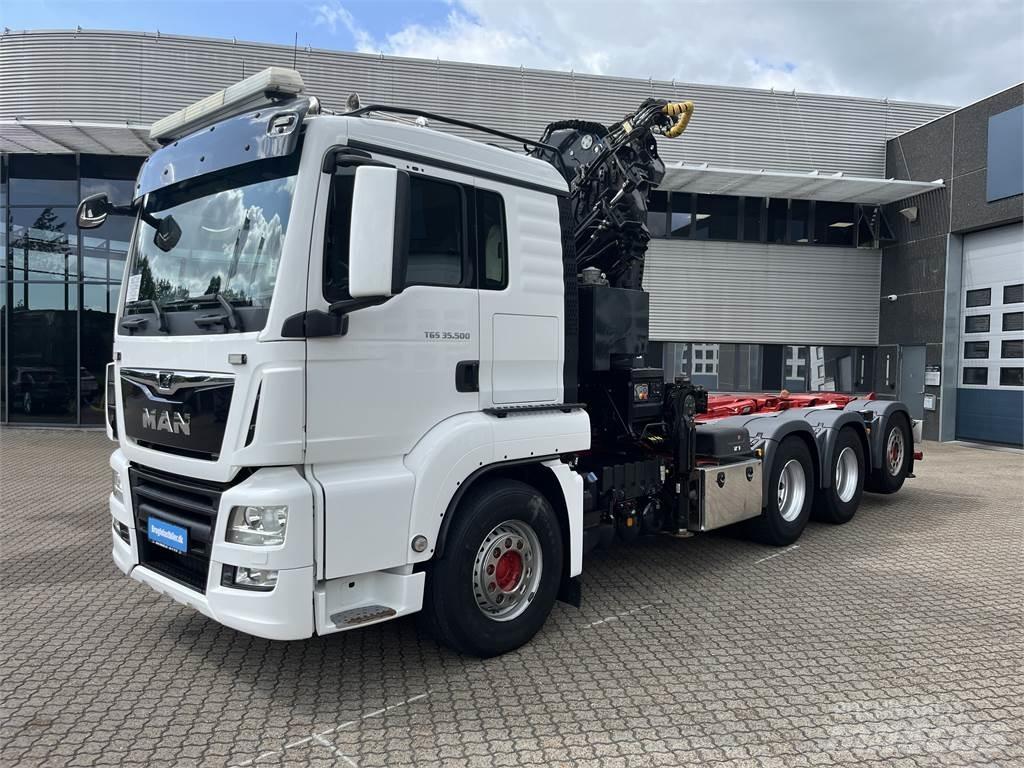 MAN TGS 35.500 8x4 Cable lift demountable trucks