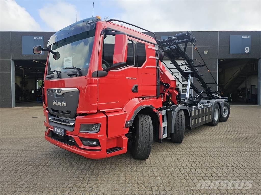 MAN TGS 35.540 8X2H-6 Cable lift demountable trucks