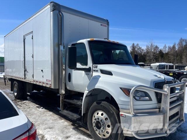 International MV Box body trucks