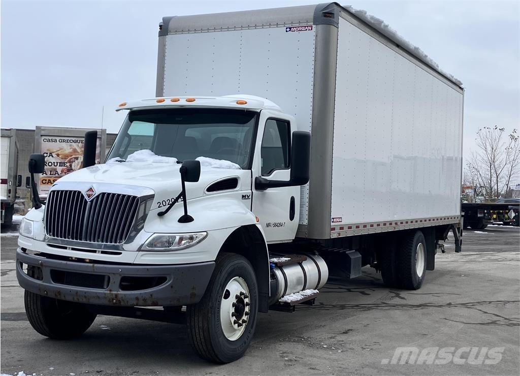 International MV Box body trucks