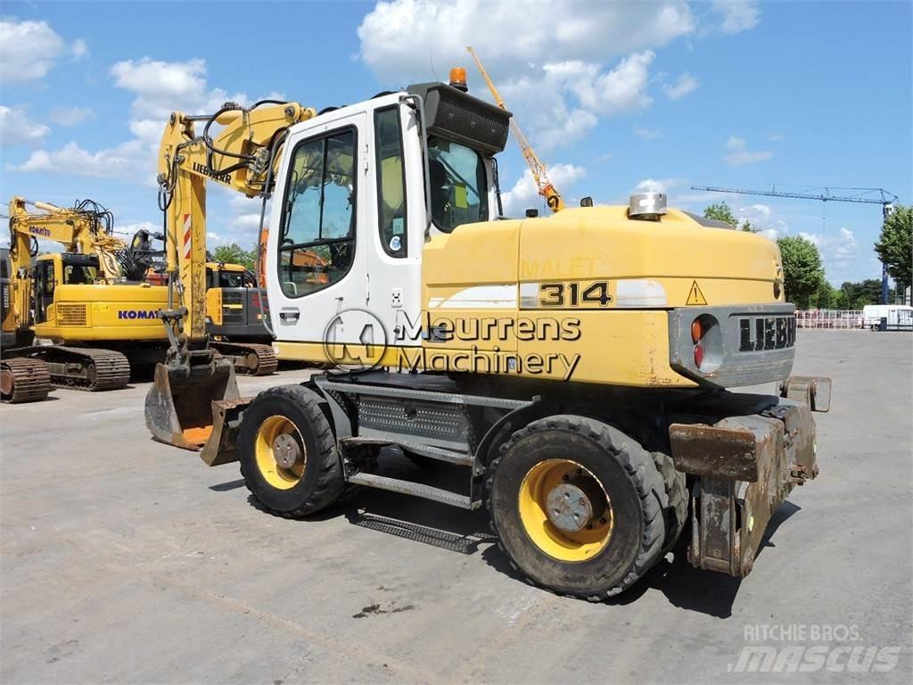 Liebherr A314 Wheeled excavators