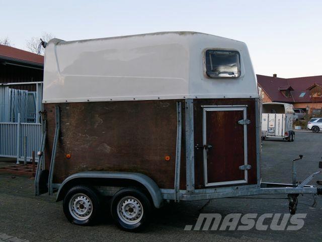  Holz Poly 2 Pferde Animal transport trailers