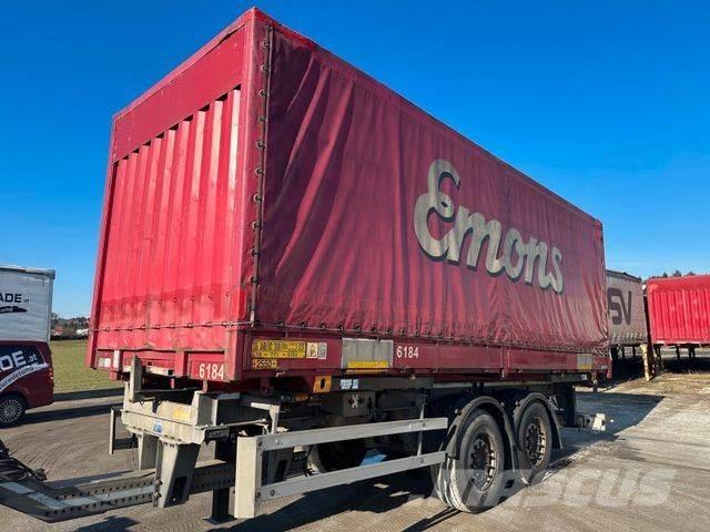 Krone 7,45 Edscha Curtainsider trucks