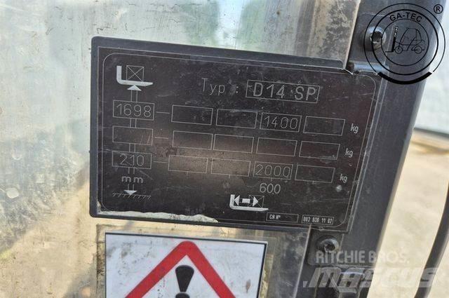 Linde D14SP-133-01 High lift order picker
