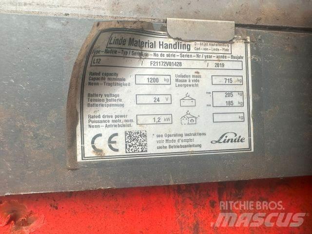 Linde L12 High lift order picker