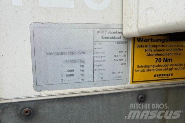 Rohr RAK 18IV Temperature controlled trailers