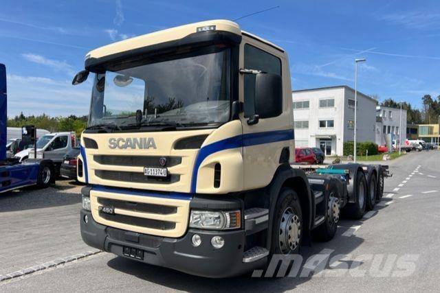 Scania P450 10x4 Chassis Cab trucks