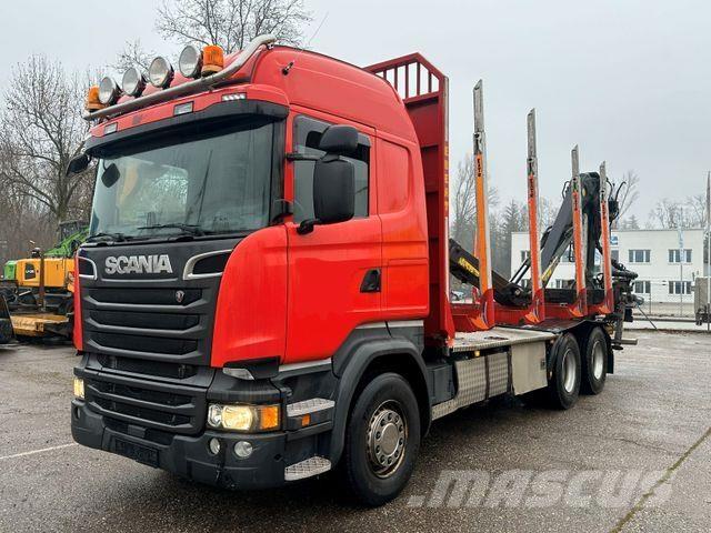 Scania R520 V8 Timber trucks