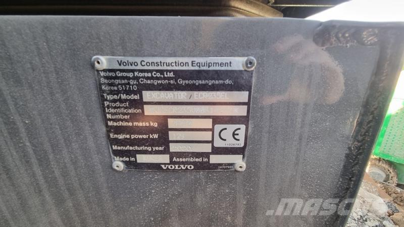 Volvo ecr235 Crawler excavators