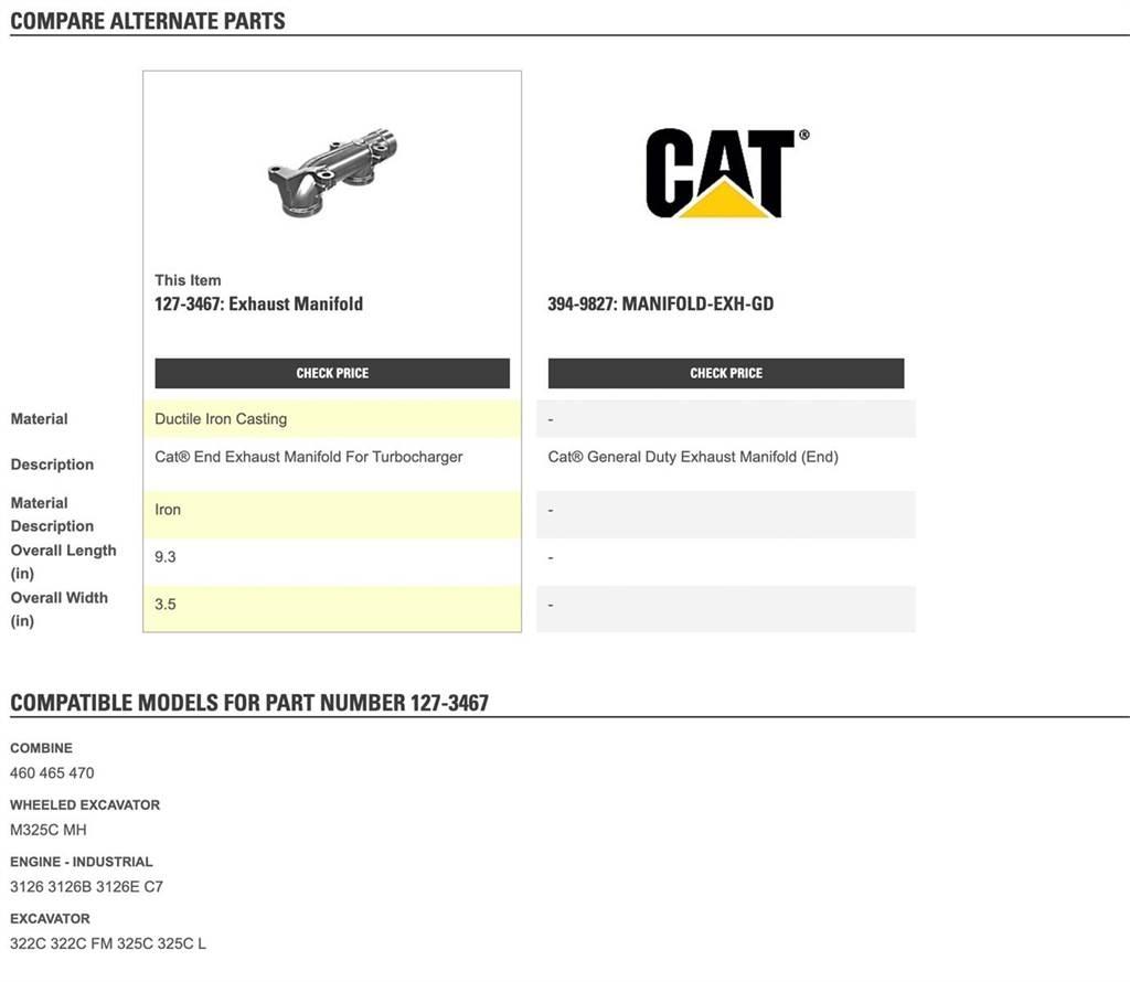 CAT 3126 Transportation - Others