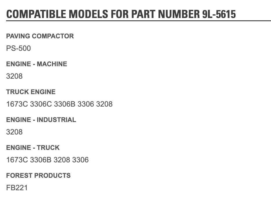 CAT 3208 Transportation - Others