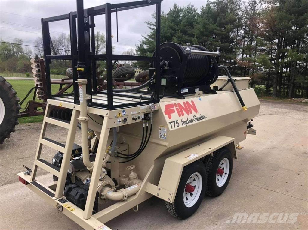 Finn T75T Receiving hoppers, blowers and elevators