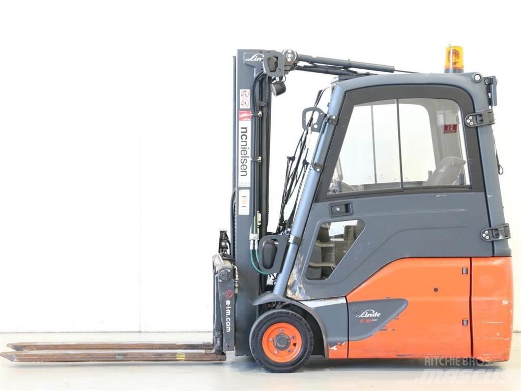 Linde E16/386-02 EVO Electric forklift trucks
