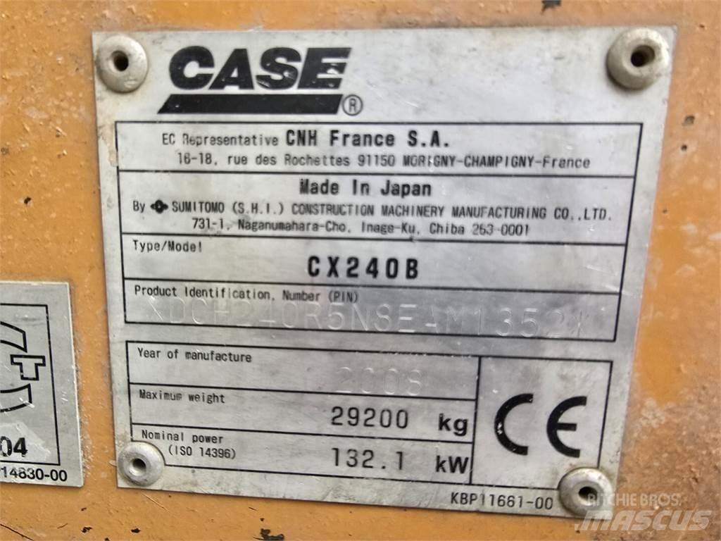 CASE CX 240 B Crawler excavators