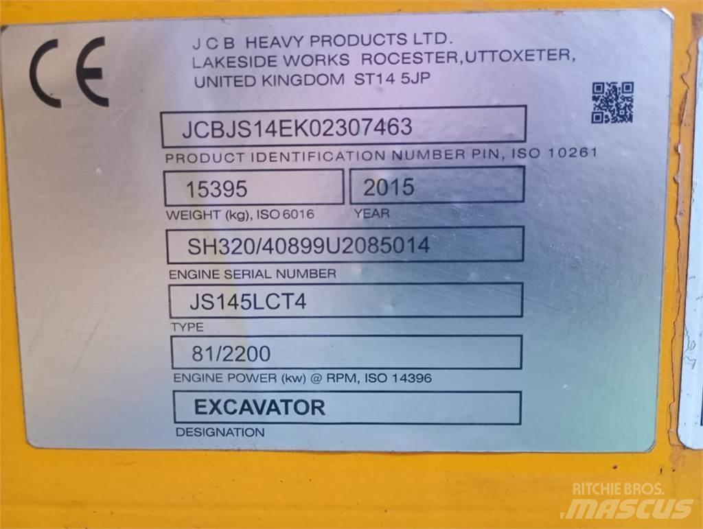 JCB JS 145 Crawler excavators