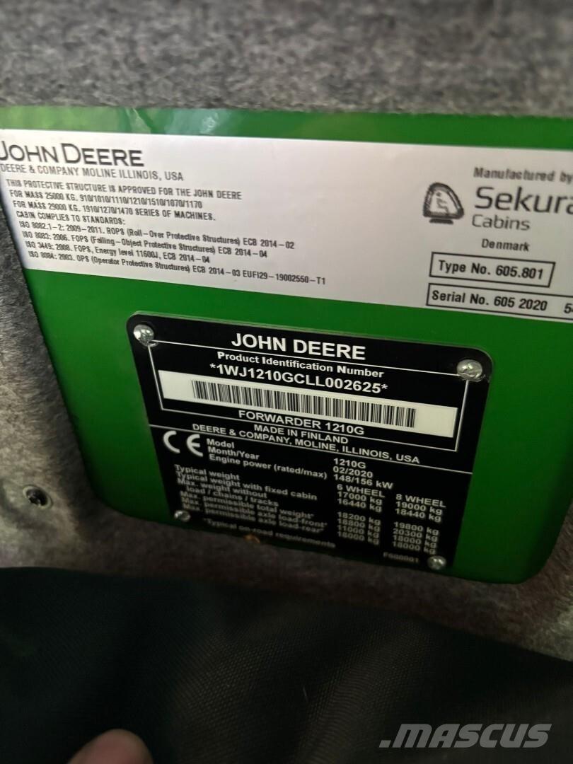 John Deere 1210G Forwarders