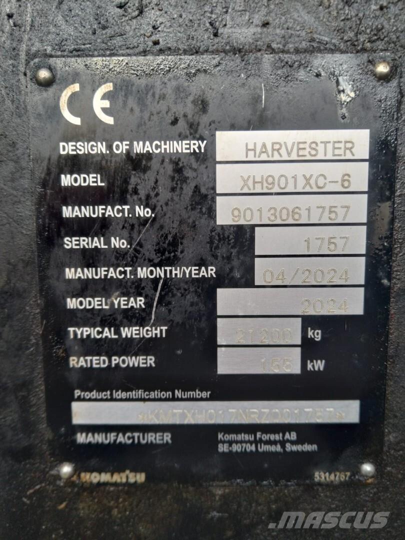 Komatsu 901 XC Harvesters