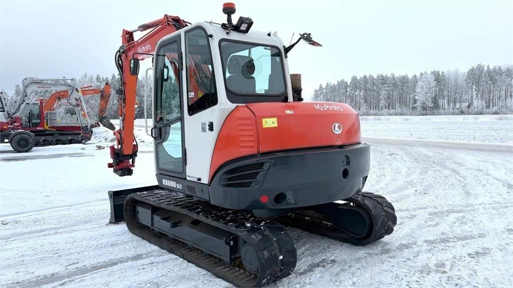 Kubota KX080-3 Midi excavators  7t - 12t