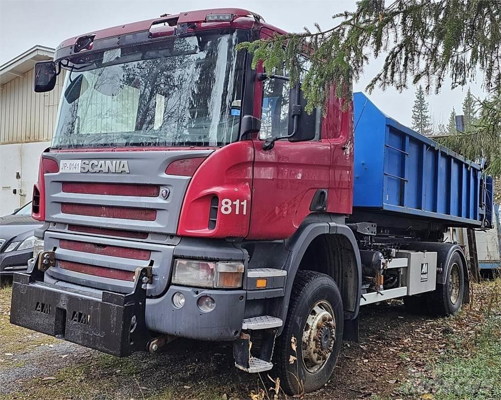 Scania P340 4x4 Hook lift trucks