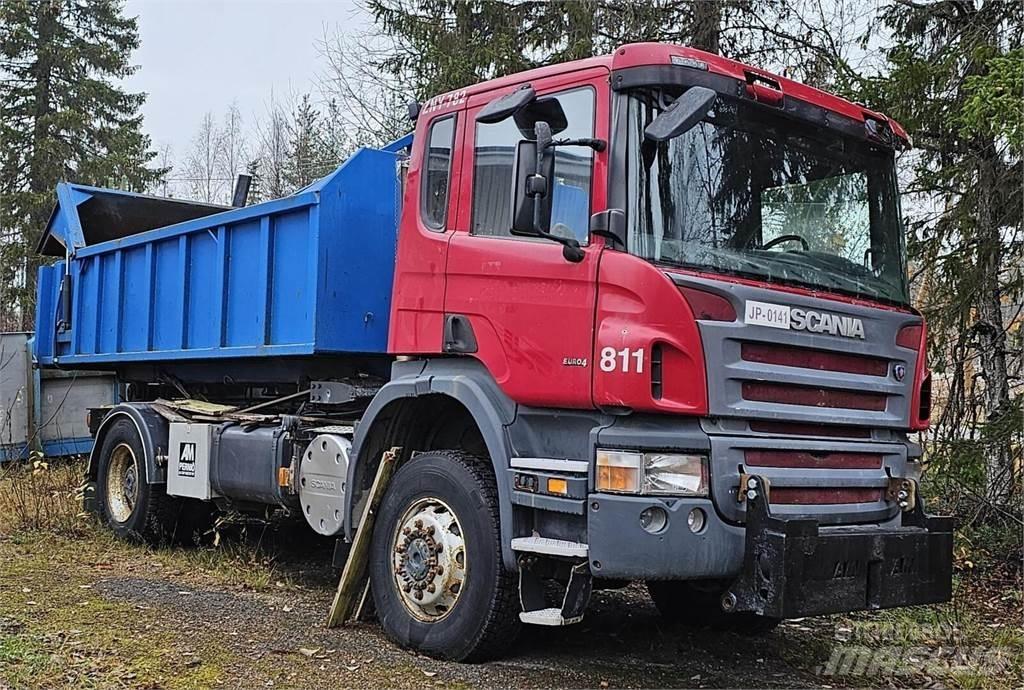 Scania P340 4x4 Hook lift trucks