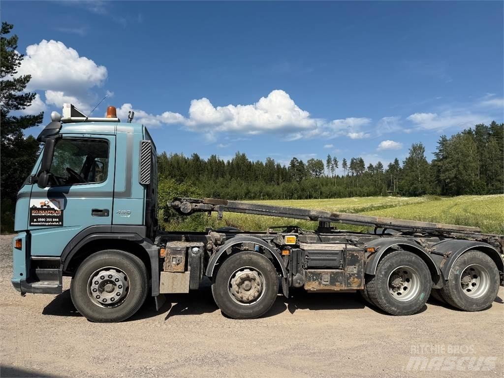 Volvo FM480 8x4 Hook lift trucks