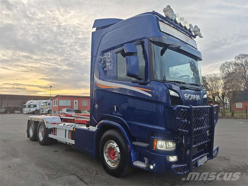 Scania R650 Hook lift trucks
