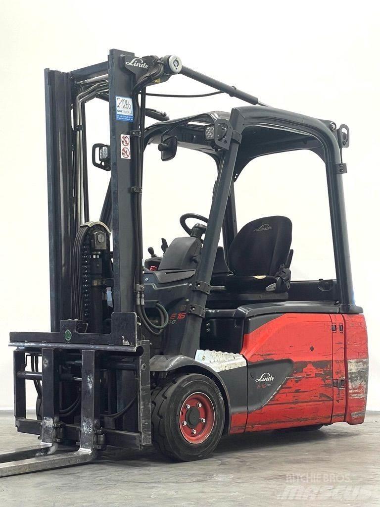 Linde E16L-386-EVO Electric forklift trucks