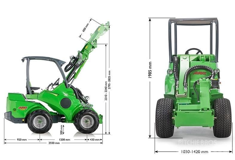 Avant 528 Skid steer loaders