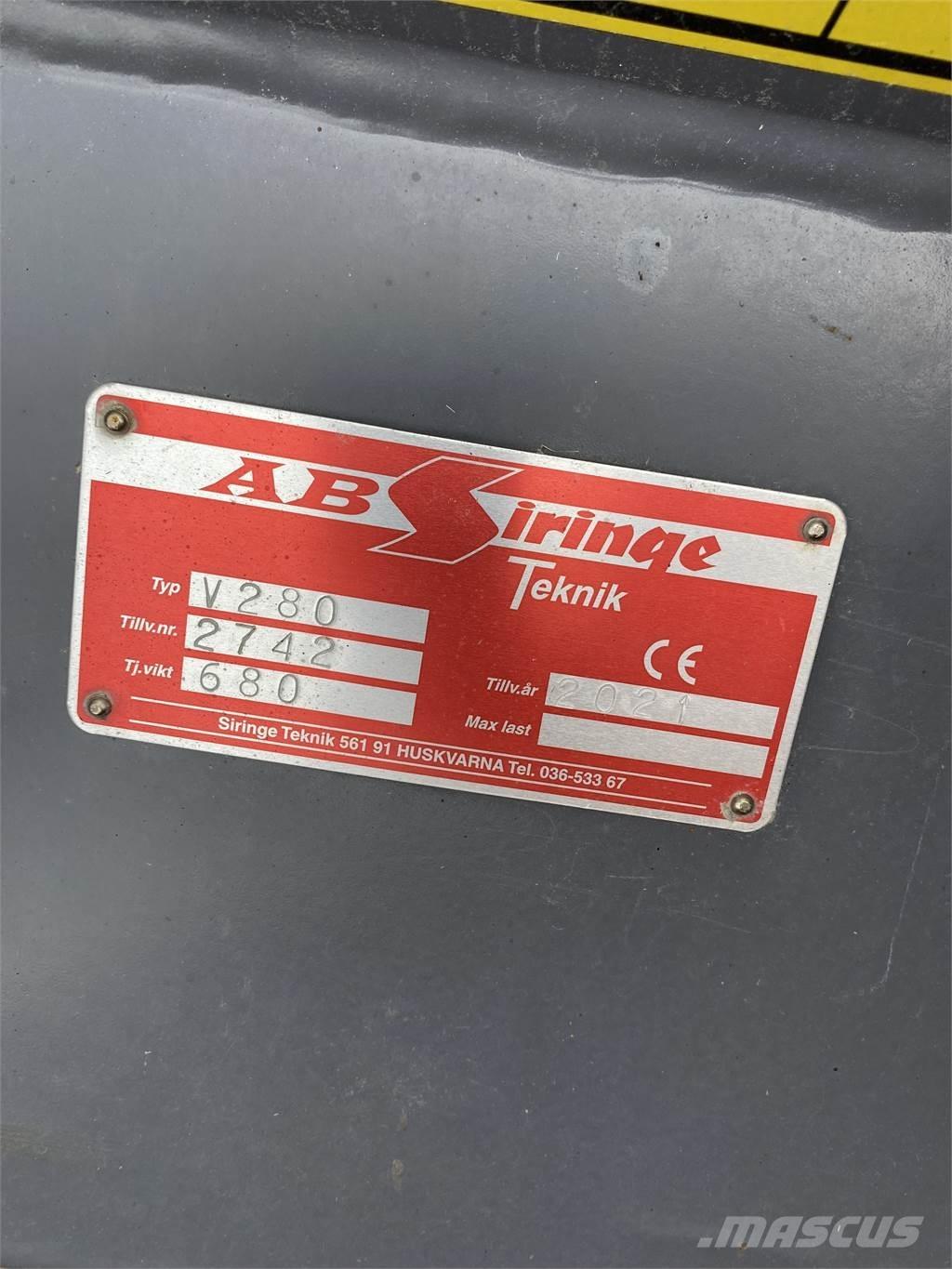Siringe 280 VIKPLOG Snow blades and plows