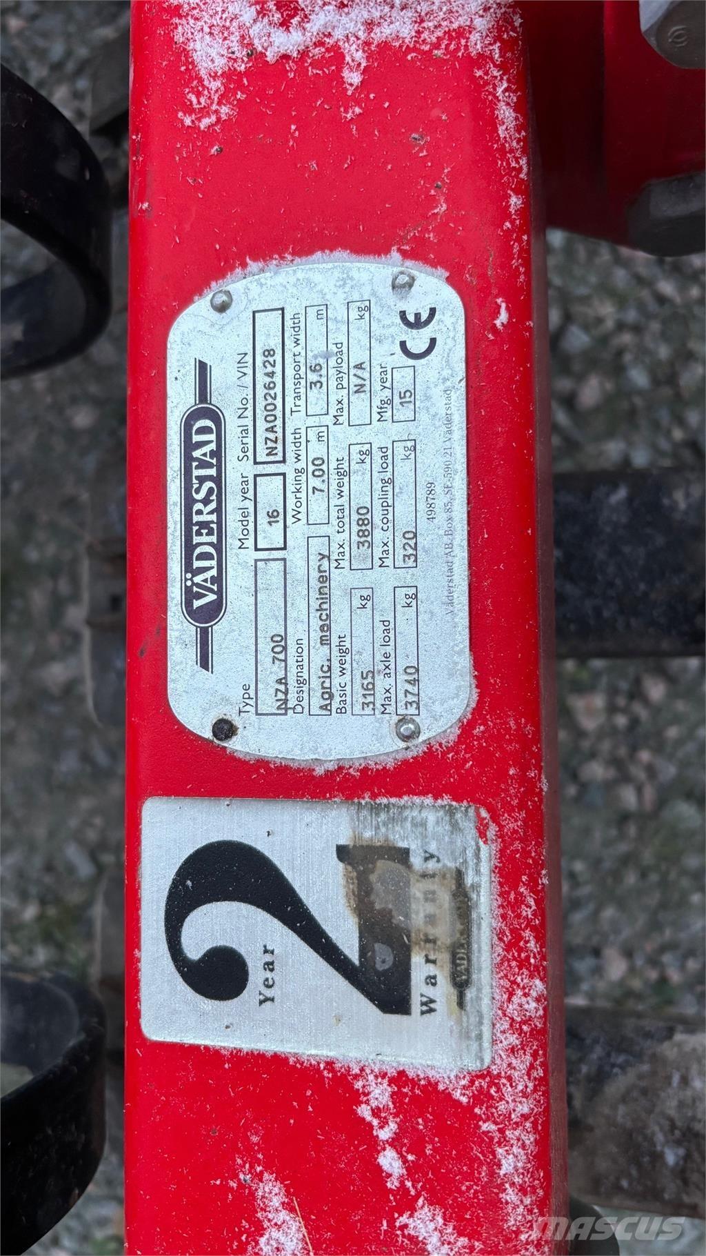 Väderstad NZA 800 HARV Harrows