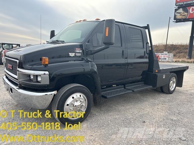 GMC C5500 Beavertail Flatbed / winch trucks