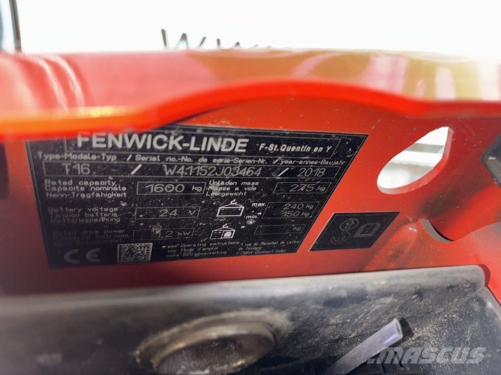 Linde T16 Low lifter