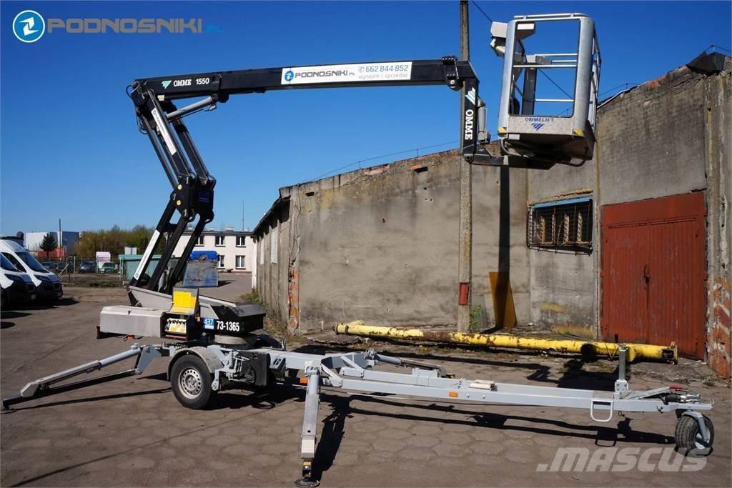 Omme 1550 EBZX Trailer mounted aerial platforms