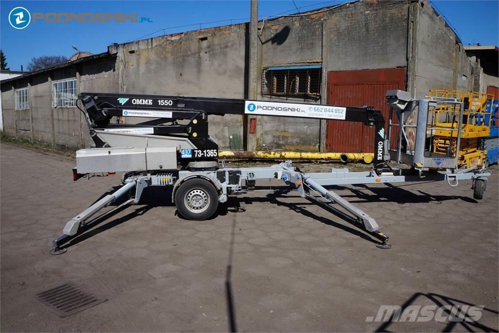 Omme 1550 EBZX Trailer mounted aerial platforms