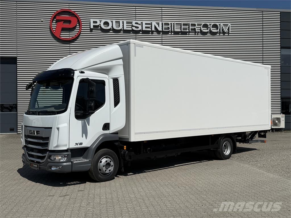 DAF XB 230 m. lift Box body trucks
