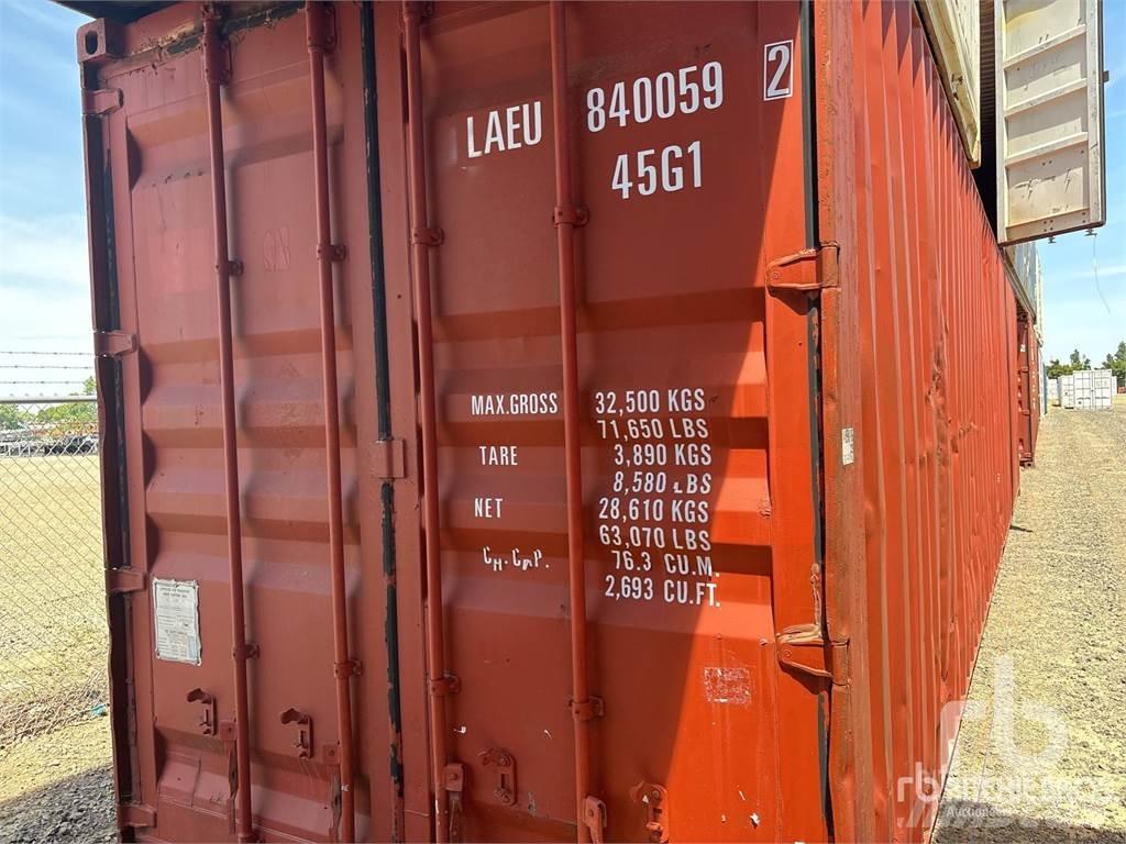  40 ft High Cube Special containers