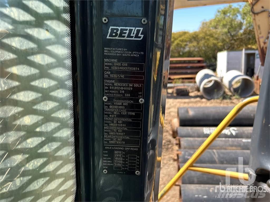 Bell B40D Articulated Dump Trucks (ADTs)