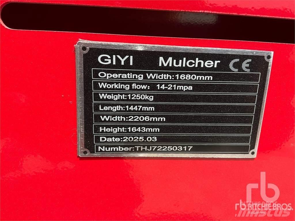  GIYI GY-72 Forestry mulchers