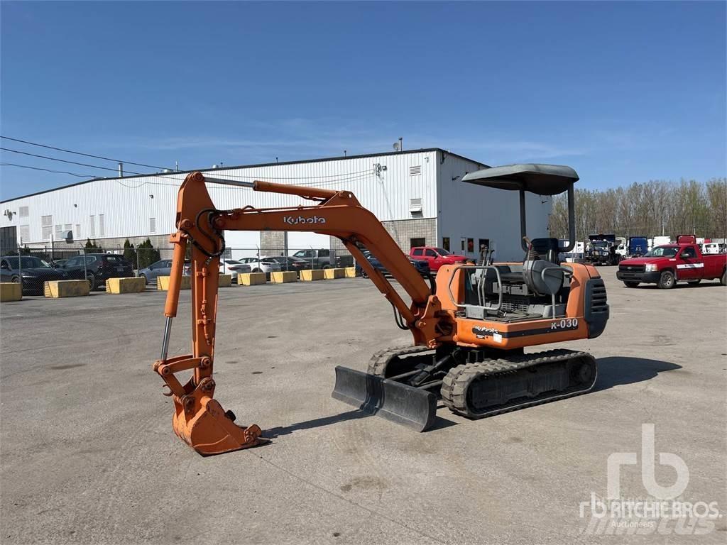 Kubota K-030 Mini excavators < 7t (Mini diggers)