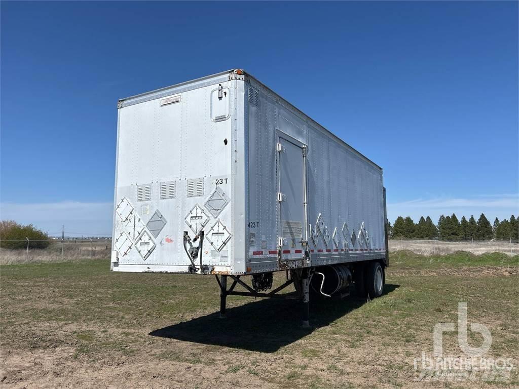  MONON 28 ft S/A Box body semi-trailers