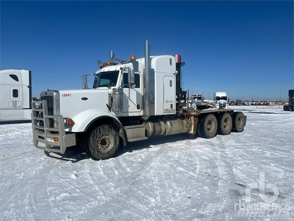 Peterbilt 367 Beavertail Flatbed / winch trucks