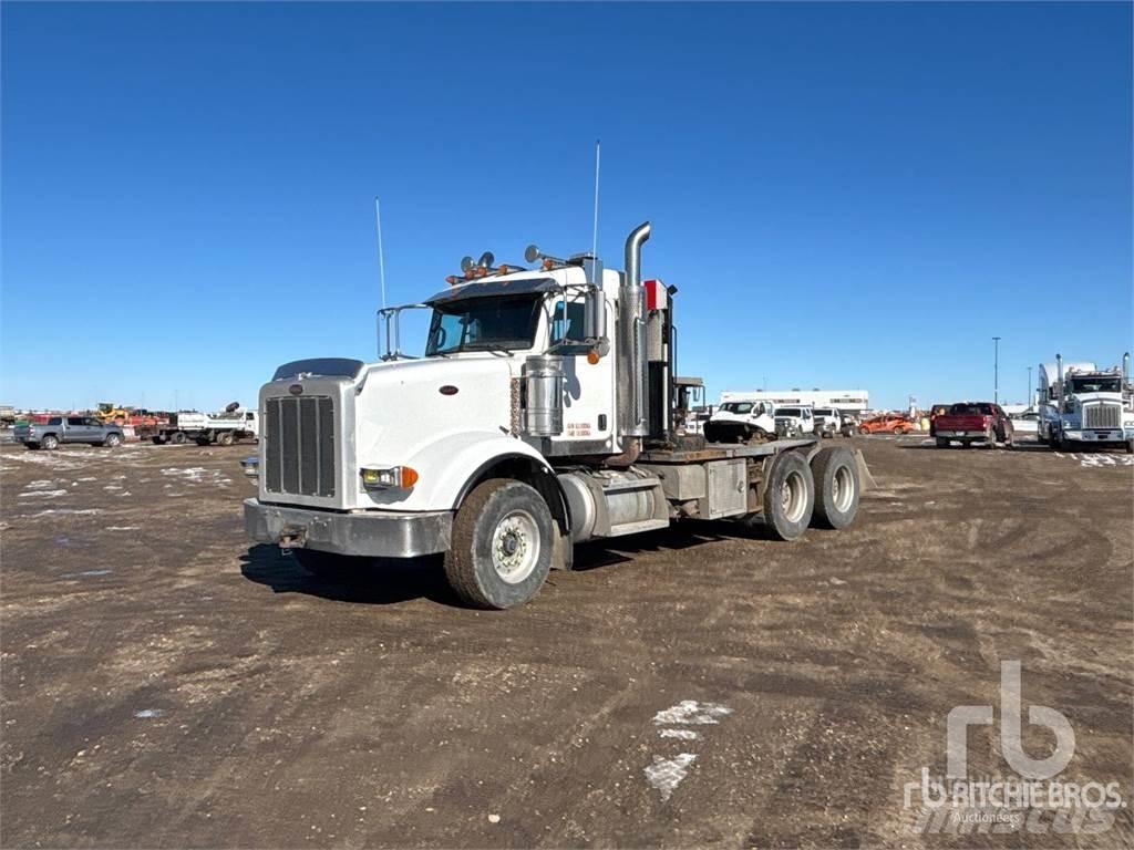 Peterbilt 367 Beavertail Flatbed / winch trucks