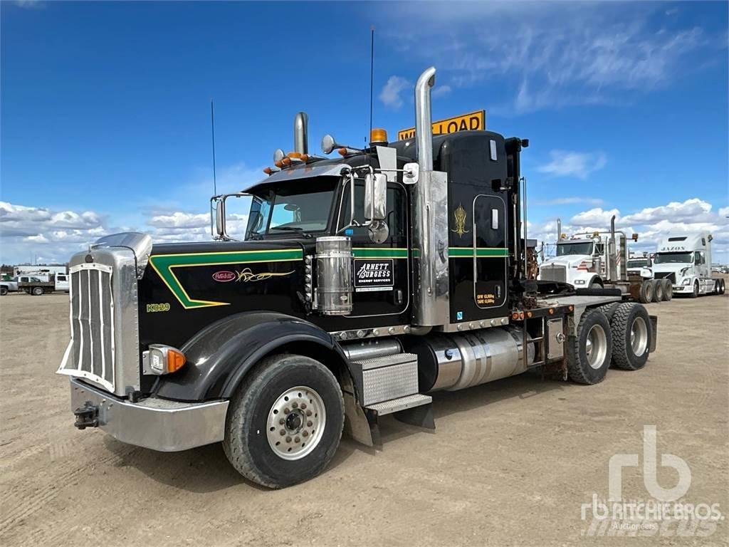 Peterbilt 367 Beavertail Flatbed / winch trucks