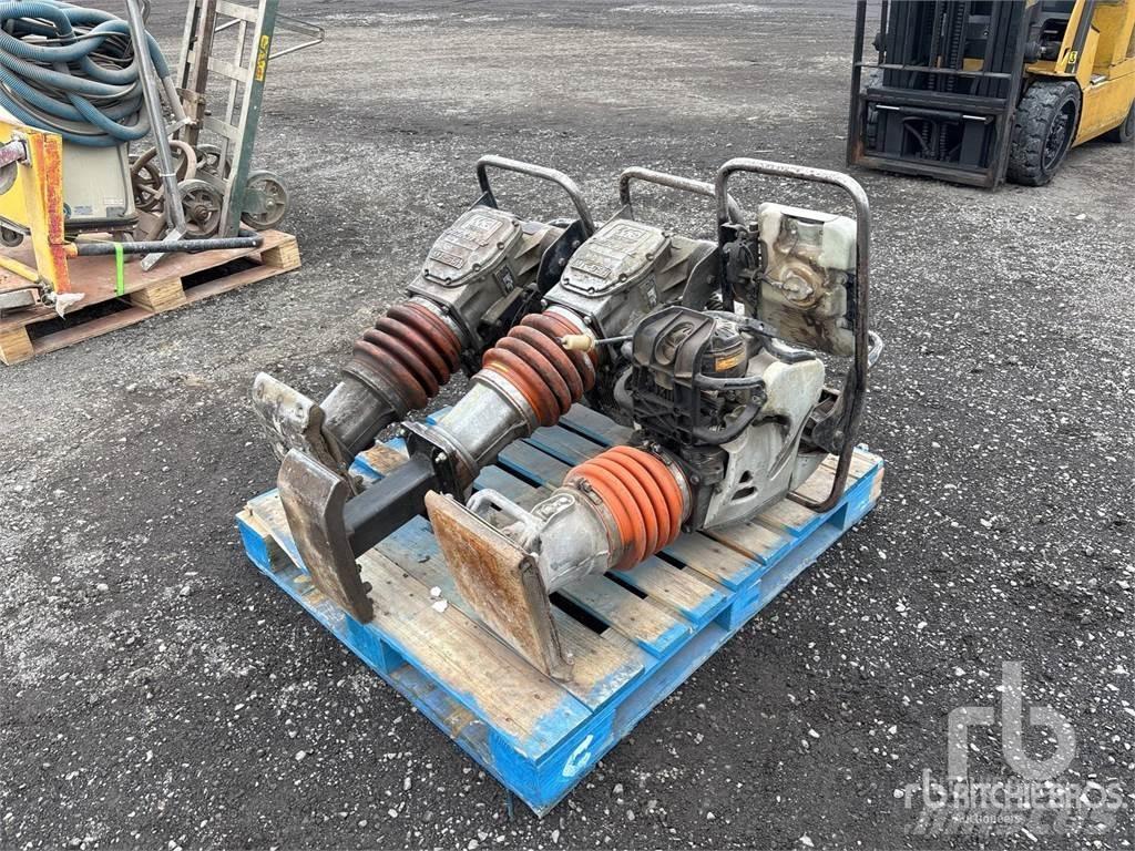  Quantity of (3) Plate compactors