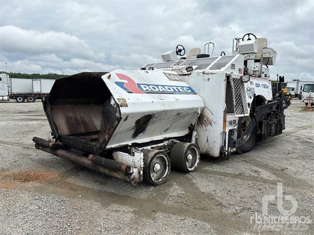 Roadtec RP190E Asphalt pavers