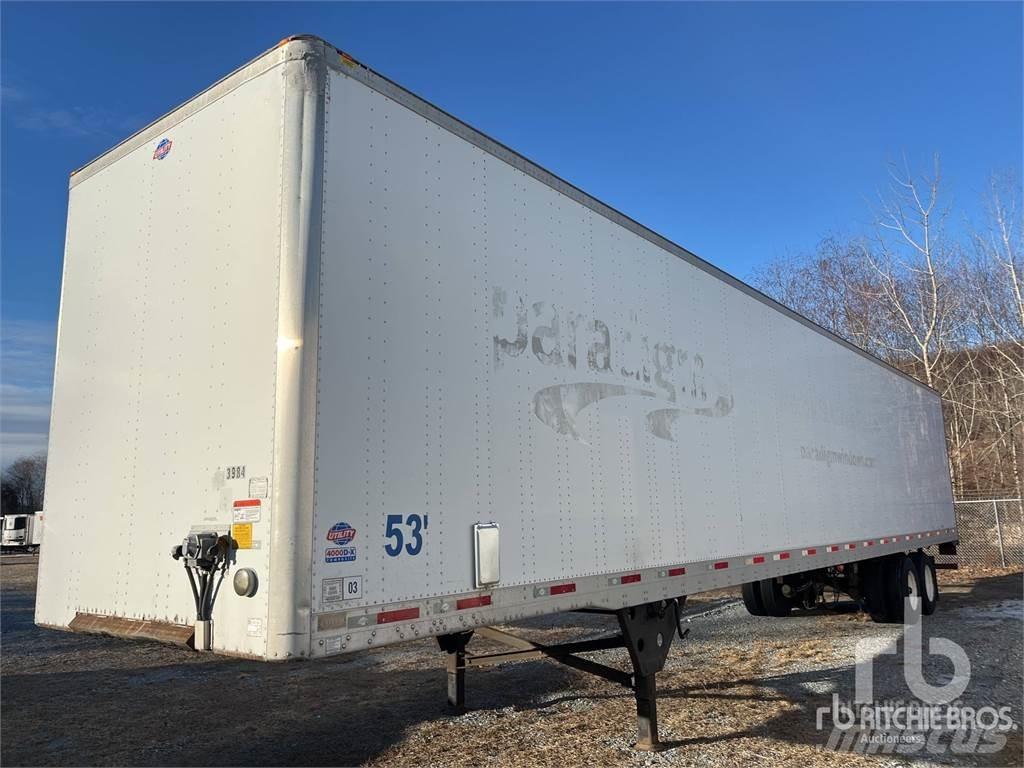 Utility VS2DX Box body semi-trailers