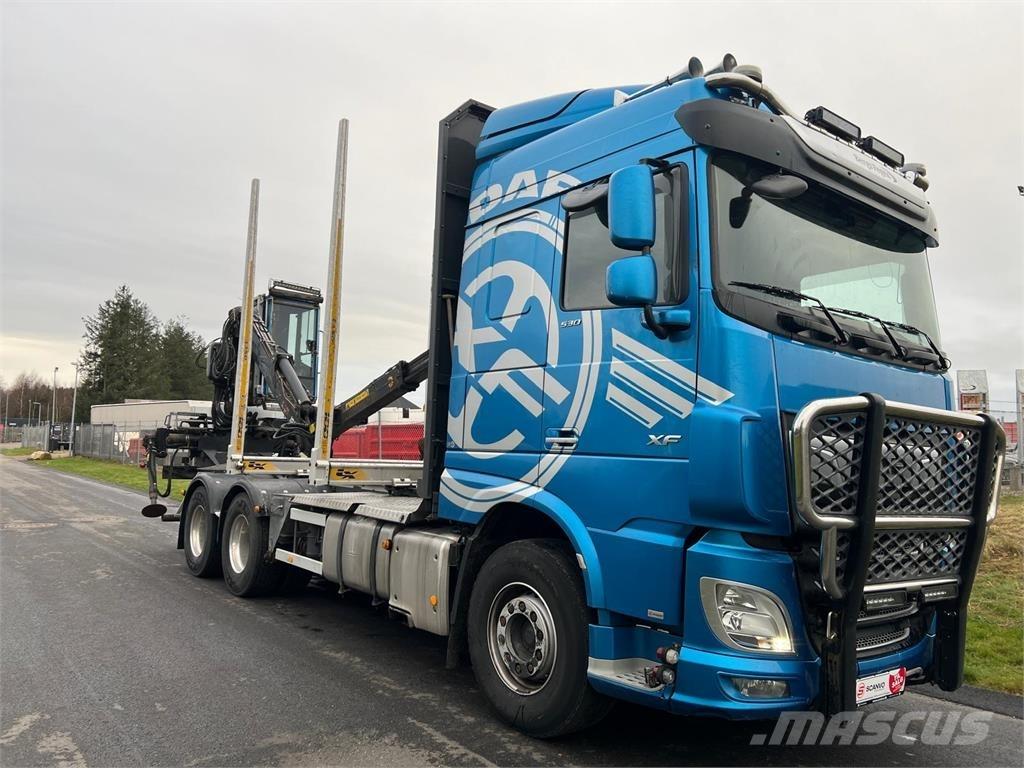 DAF XF530 FAT 6x4 Timber trucks